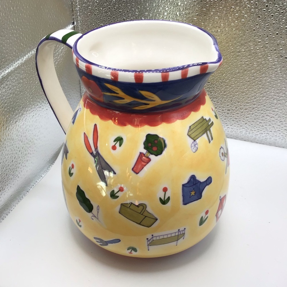 NWOT Beautiful Spring Easter Pitcher
